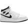 Nike Air Jordan 1 Mid GS - White/White/Black/Black