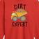 Instant Message Toddler & Youth Dirt Expert Long Sleeve Graphic T-shirt - Red