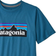 Patagonia Kid's Regenerative Organic Cotton P-6 Logo T-shirt - Wavy Blue (62163)