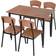 Homcom Contemporary Classic Design Dining Set 27.5x43.2" 5