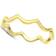 Sac Silver Squiggle Ring - Gold