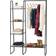 Iris USA Garment Metal Mesh Black Clothes Rack 39.6x59.8"