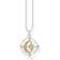 Thomas Sabo Moveable Moon and Star Necklace - Silver/Gold/Transparent