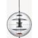 Verner Panton VP Globe Transparent Pendelleuchte 40cm