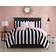 Juicy Couture Cabana Stripe Black/White Bedspread White, Black (228.6x228.6)