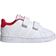 Adidas Infant Advantage Lifestyle Court Hook & Loop - Cloud White/Cloud White/Better Scarlet