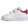 Adidas Infant Advantage Lifestyle Court Hook & Loop - Cloud White/Cloud White/Better Scarlet