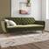 Novogratz Tallulah Memory Velvet Futon Sofa 83" 3 Seater