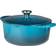 Le Creuset Deep Teal Signature Cast Iron Round with lid 1.4 gal 10.2 "