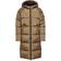 Only Long Quilted Coat - Brown/Toasted Coconut