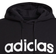 Adidas Essentials French Terry Linear Logo Hoodie - Black/White