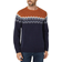 Fjällräven Övik Knit Sweater M - Dark Navy/Terracotta Brown