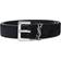 Saint Laurent YSL Suede Belt - Black