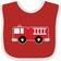 Inktastic Fire Truck Childs Fireman Baby Bib