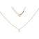 Luigi Merano Round Necklace - Gold/Diamond