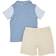 Carter's Jersey Polo & Canvas Short 2-piece Set - Blue Multi