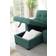 Lilola Home Sleeper Sectional Green Sofa 46" 3 Seater
