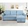 QWE-YCWQ008553 Blue Sofa 80.3" 3 Seater