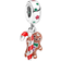 Pandora Gingerbread Man Dangle Charm - Silver/Multicolour