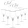 Cheer Collection All Purpose Red Wine Glass, White Wine Glass 18fl oz 6