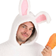 Fun Sexy White Bunny Costume for Men