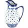 Blue Rose Pottery Vena Spring Blossom Pitcher 0.37gal