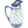 Blue Rose Pottery Vena Spring Blossom Pitcher 0.37gal