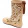 bisgaard Fashion Rubber Boots - Beige Leaves