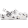 Crocs Toddler Classic Skull Print Clog - White/Black