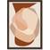 Joss & Main Jayla Walnut Wood Grain Framed Art 17x23"