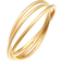 Elli Trio Basic Wrap Ring - Gold