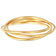 Elli Trio Basic Wrap Ring - Gold