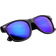 ZeroUV Mirror Square Sunglasses Black/Blue