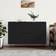 vidaXL Engineered Wood Black Sideboard 104x70cm