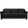 Lifestyle Solutions Harper Tufted Black Sofa 78.7" 3 Seater