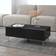 Meble Furniture Wood Black Coffee Table 20.1x43.3"