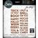 Sizzix Thinlits Die Set Fat Text 9-pack