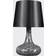 Simple Designs Mosaic Tiled Genie Black Table Lamp 14.2"