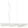 Flos Almendra Linear S3 Off White Pendellampe 128.6cm