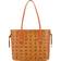 MCM Liz Small Reversible Visetos Shopper - Cognac