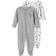 Name It Infant Nightsuit 2-pack - Grey Melange (13192811)