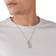 Emporio Armani Dog Tag Necklace - Silver