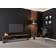 Ebern Designs Larksville Walnut/Black Fernsehschrank 190x45cm