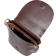 Ganni Banner Saddle Bag - Chocolate Fondant