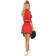 Leg Avenue Deluxe Cheerleader Red Dress