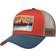 Stetson Canoe Trucker Cap - Blue/Red