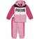 Puma Kid's Minicats Colorblock Jogger Sports Suit - Fast Pink