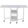 Simply Tidy Kensington White Trolley Table 23.6x51.2"