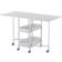 Simply Tidy Kensington White Trolley Table 23.6x51.2"