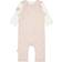 Steiff Babies Bear Patch Clothing Set 2-piece - Seashell Pink